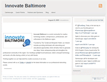 Tablet Screenshot of innovatebaltimore.com